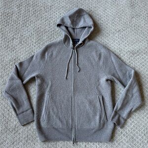 Brooks Brothers Wool Cashmere Zip Hoodie